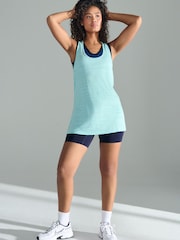 Aqua Blue Active Lightweight Longline Vest - Image 2 of 7