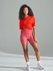 Pink Animal Active Power Cycling Shorts - Image 2 of 8