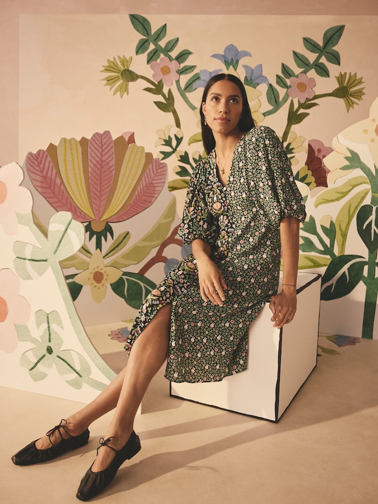 Cath Kidston Black Miffy Tea Dress - Image 3 of 8