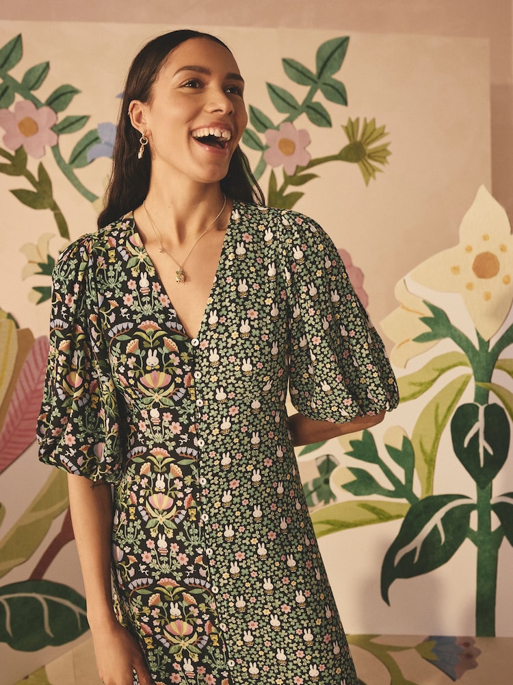 Cath Kidston Black Miffy Tea Dress - Image 5 of 8