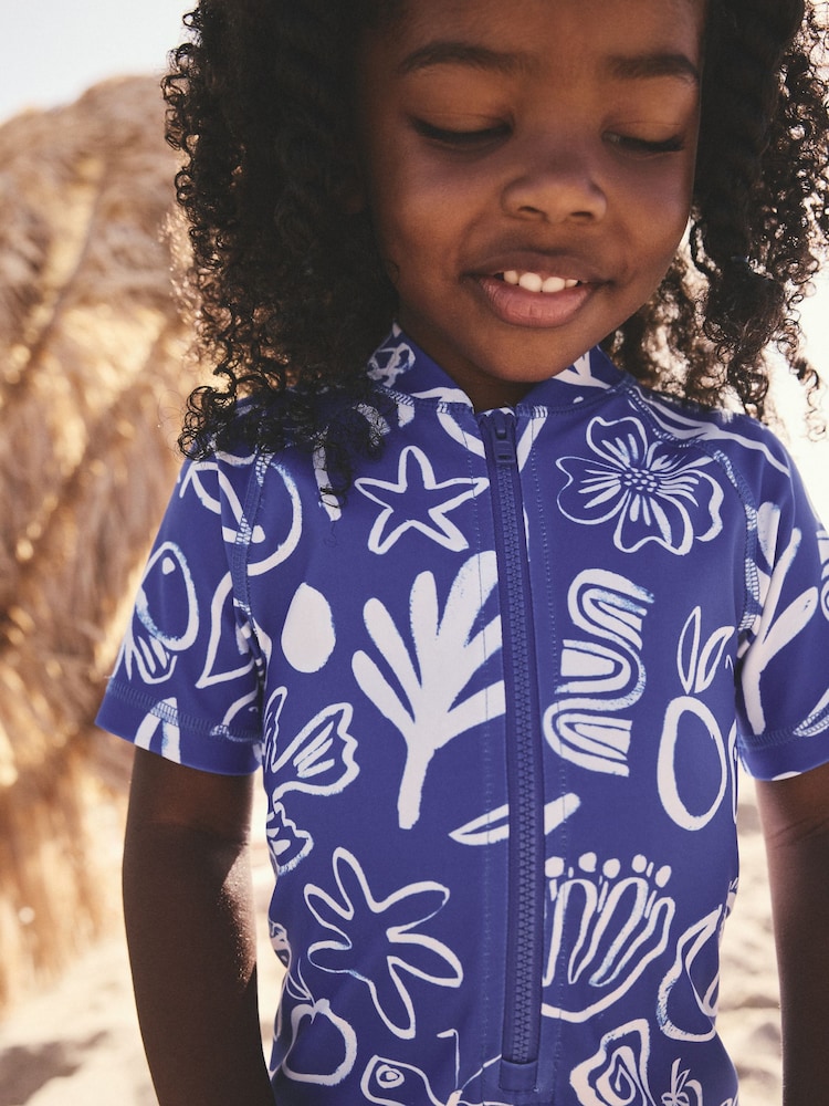 Cobalt Blue Sunsafe Swimsuit (3mths-10yrs) - Image 2 of 10