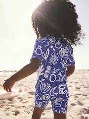 Cobalt Blue Sunsafe Swimsuit (3mths-10yrs) - Image 5 of 10