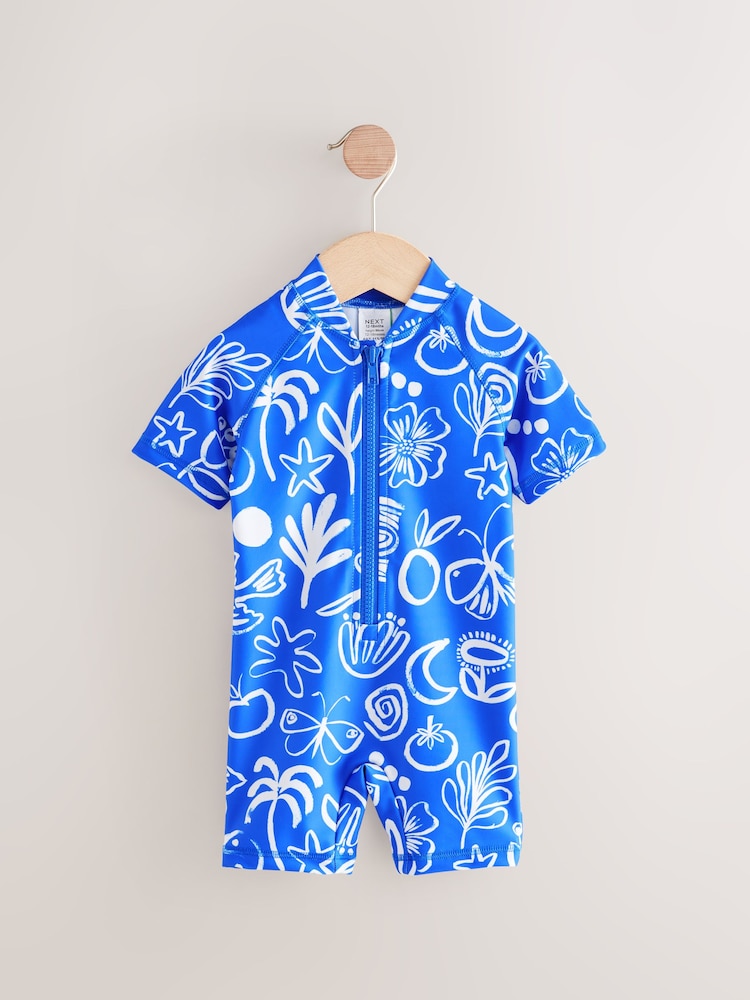 Cobalt Blue Sunsafe Swimsuit (3mths-10yrs) - Image 7 of 10