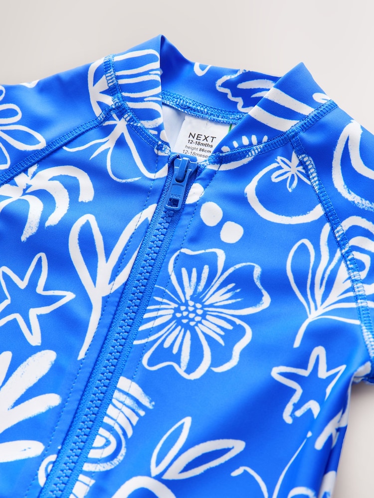 Cobalt Blue Sunsafe Swimsuit (3mths-10yrs) - Image 9 of 10