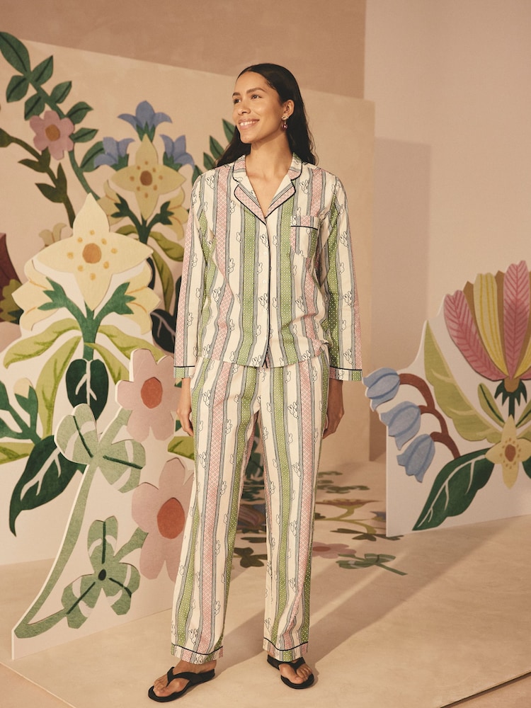 بيجامة قطن 100% بأزرار كاملة تشكيلة Miffy من Cath Kidston - صورة 1 من 5