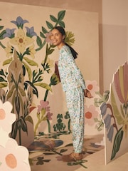 Cath Kidston Ecru Create 100% Cotton Miffy Twosie Pyjamas - Image 1 of 11