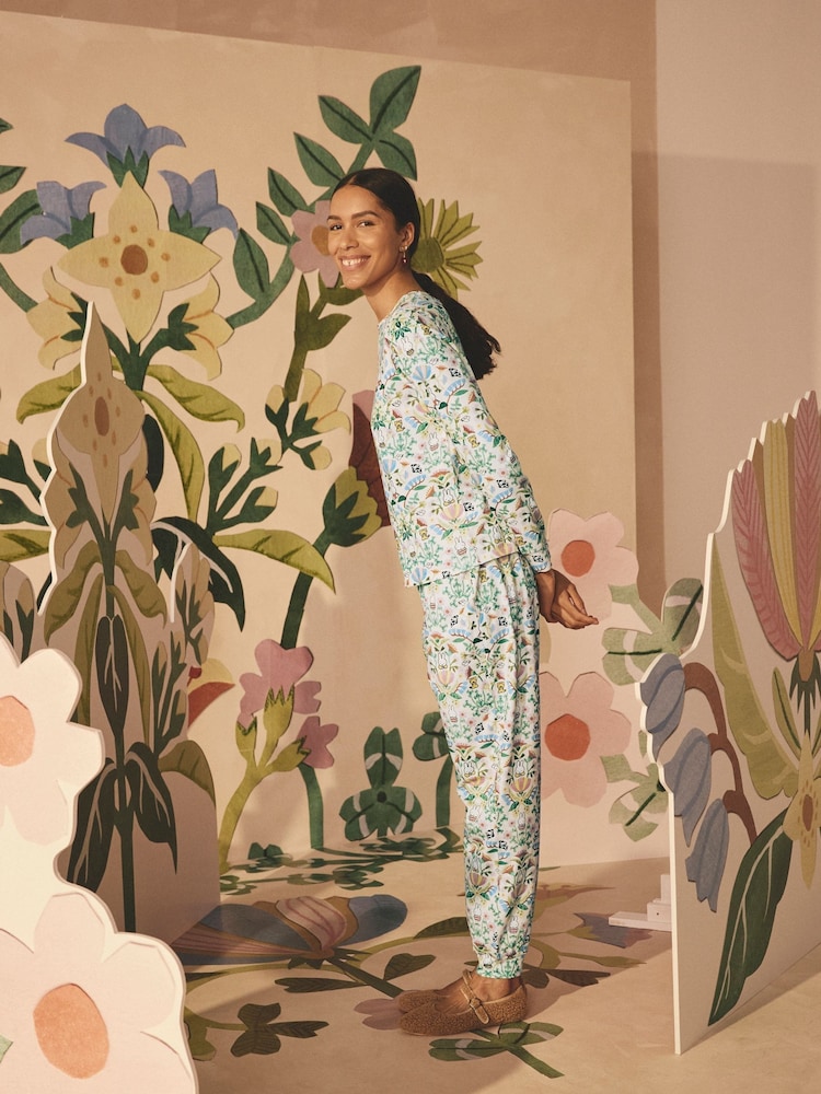 Cath Kidston Ecru Create 100% Cotton Miffy Twosie Pyjamas - Image 1 of 11