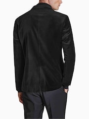 Ted Baker Black 100% Cotton Velvet Jacket - Image 2 of 6