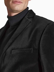Ted Baker Black 100% Cotton Velvet Jacket - Image 4 of 6