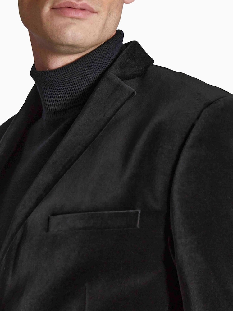 Ted Baker Black 100% Cotton Velvet Jacket - Image 4 of 6