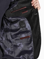Ted Baker Black 100% Cotton Velvet Jacket - Image 6 of 6