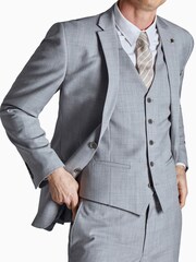 Ted Baker Grey Denali Grey Semi Pln Slim Jacket - Image 2 of 5