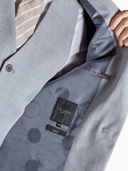 Ted Baker Grey Denali Grey Semi Pln Slim Jacket - Image 5 of 5