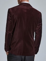 Ted Baker Red Velvet Jacket - Image 2 of 7