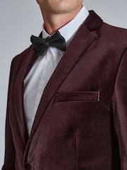 Ted Baker Red Velvet Jacket - Image 4 of 7