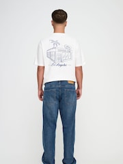 Only & Sons Blue Straight Fit Edge Jeans - Image 3 of 7