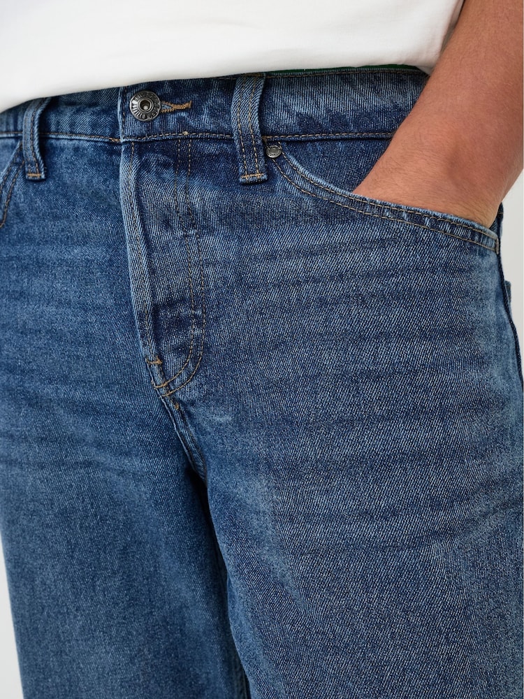 Only & Sons Blue Straight Fit Edge Jeans - Image 4 of 7