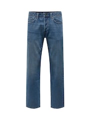 Only & Sons Blue Straight Fit Edge Jeans - Image 6 of 7