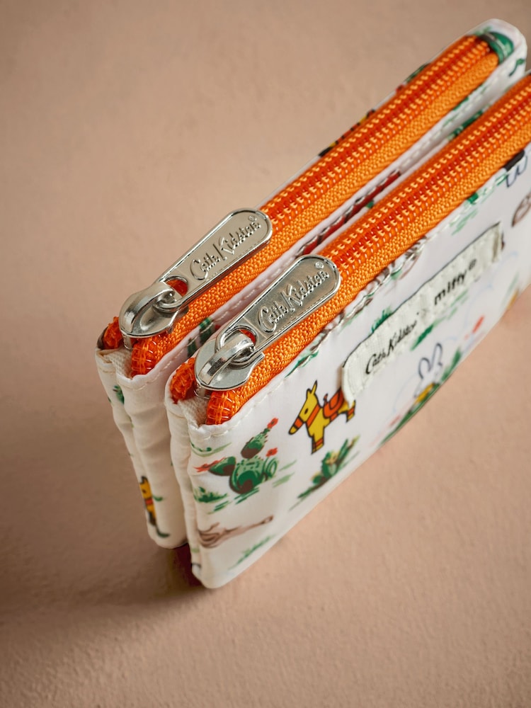 Cath Kidston Ecru Miffy Rodeo Double Zip Purse Bag - Image 2 of 3