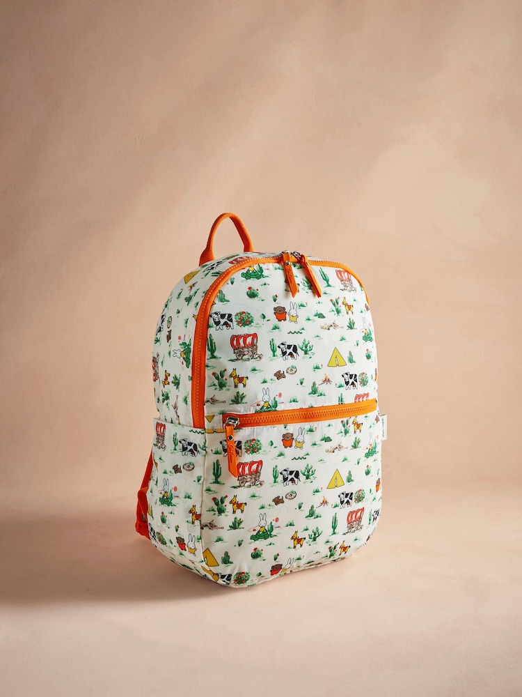 Cath Kidston Ecru Miffy Rodeo Foldaway Backpack - Image 1 of 4
