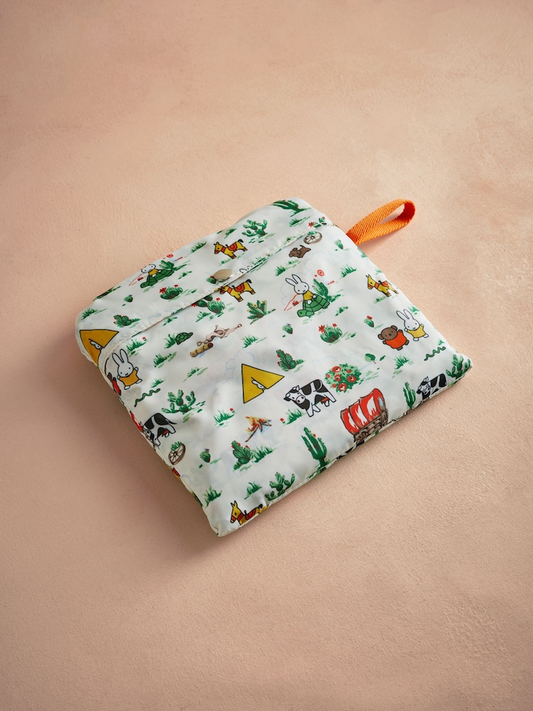 Cath Kidston Ecru Miffy Rodeo Foldaway Backpack - Image 2 of 4 Cath Kidston Ecru Miffy Rodeo Foldaway Backpack - Image 2 of 4