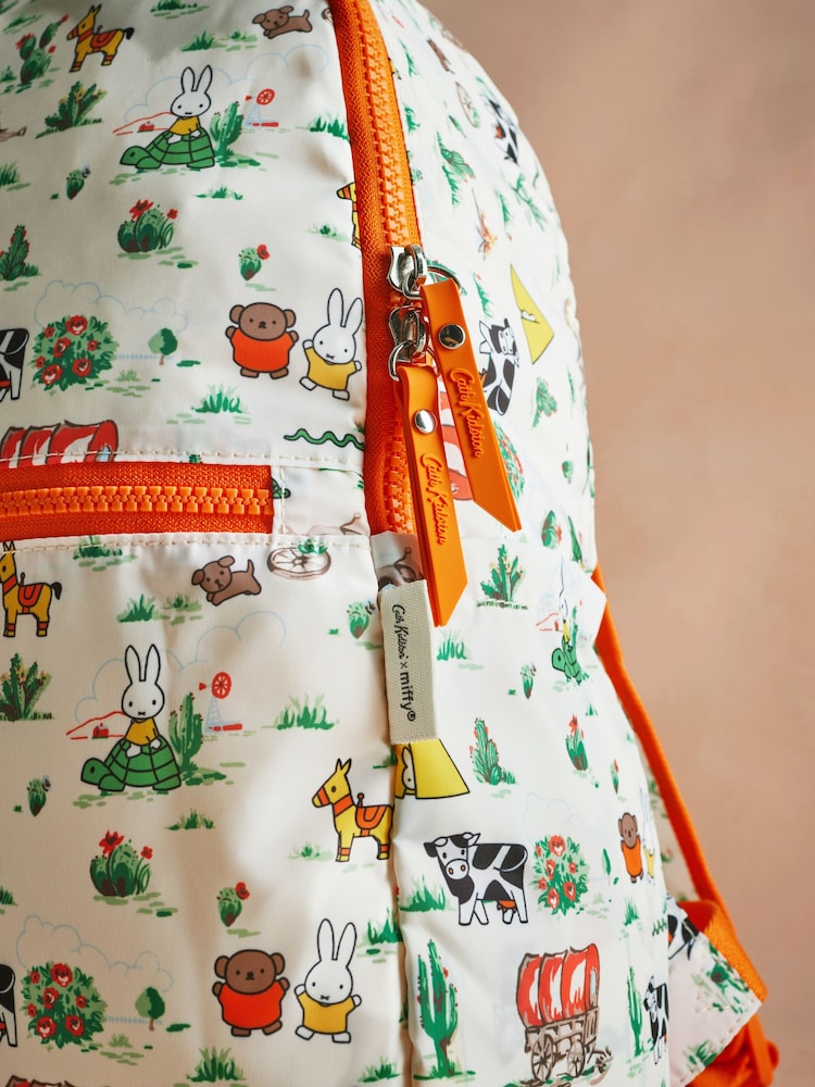 Cath Kidston Ecru Miffy Rodeo Foldaway Backpack - Image 4 of 4