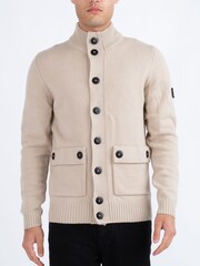 Luke 1977 Denmark Chunky Knit Black Cardigan - Image 1 of 6
