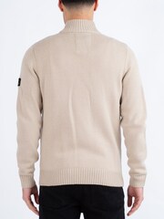 Luke 1977 Denmark Chunky Knit Black Cardigan - Image 2 of 6