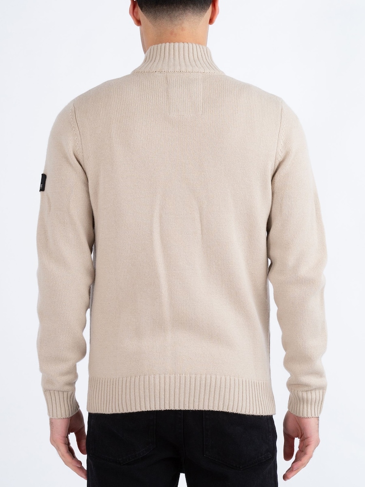 Luke 1977 Denmark Chunky Knit Black Cardigan - Image 2 of 6