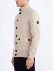 Luke 1977 Denmark Chunky Knit Black Cardigan - Image 3 of 6