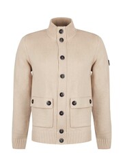 Luke 1977 Denmark Chunky Knit Black Cardigan - Image 4 of 6