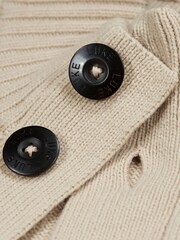 Luke 1977 Denmark Chunky Knit Black Cardigan - Image 6 of 6