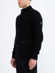 Luke 1977 Denmark Chunky Knit Black Cardigan - Image 3 of 6