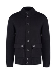 Luke 1977 Denmark Chunky Knit Black Cardigan - Image 4 of 6
