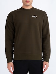 Luke 1977 Relaxed Fit Green Exceptional Sweatshirt - Image 1 of 6
