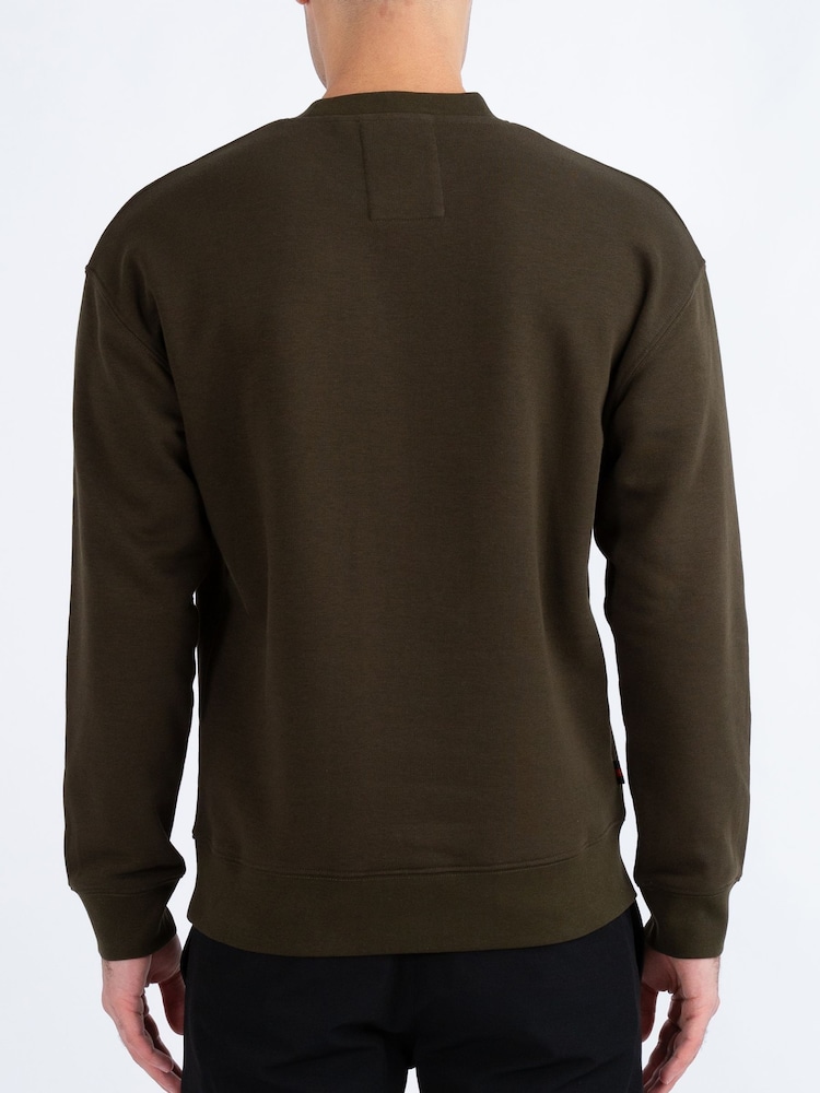 Luke 1977 Relaxed Fit Green Exceptional Sweatshirt - Image 2 of 6