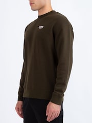 Luke 1977 Relaxed Fit Green Exceptional Sweatshirt - Image 3 of 6