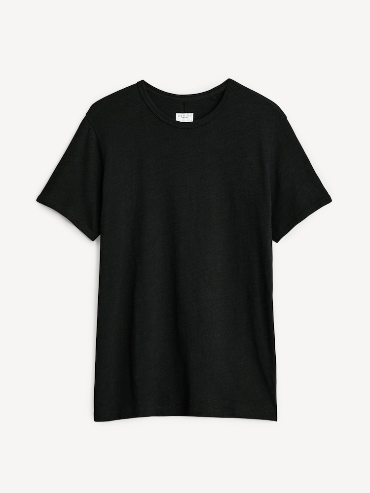 Rag & Bone Black Classic T-Shirt - Image 5 of 5