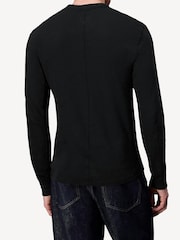 Rag & Bone Black Classic Henley Long Sleeve T-Shirt - Image 2 of 4