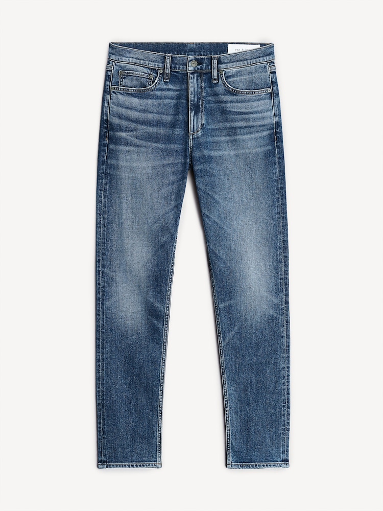 Rag & Bone Mid Blue Fit 2 Authentic Stretch Jeans - Image 4 of 4
