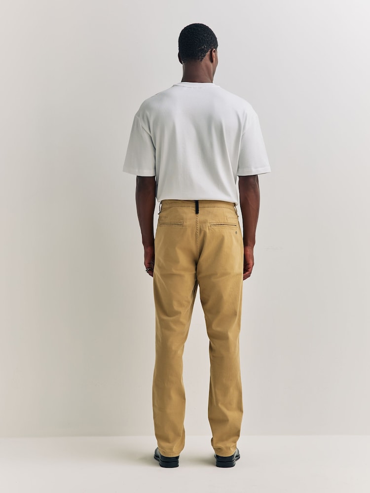 Rag & Bone Brown Fit 2 Stretch Twill Chino Trousers - Image 2 of 6