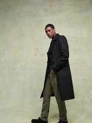 Rag & Bone Black Harvey Knit Polo Shirt - Image 5 of 6