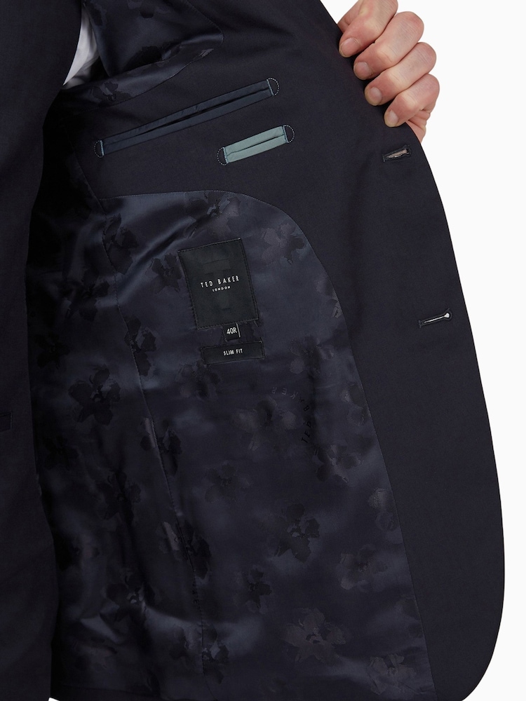 Ted Baker Blue Oia Premium Twill Jacket - Image 6 of 6