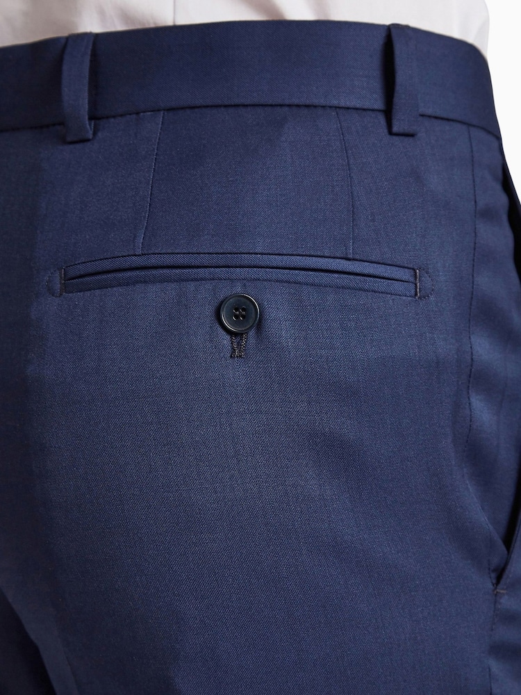 Ted Baker Blue Premium Twill Reg Trousers - Image 3 of 3