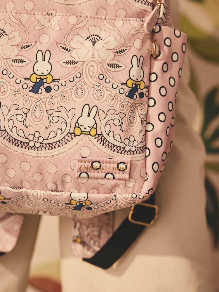 Cath Kidston Pink Miffy Compact Backpack - Image 5 of 5