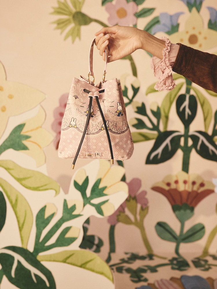 Cath Kidston Pink Miffy Lace Bucket Bag - Image 7 of 7