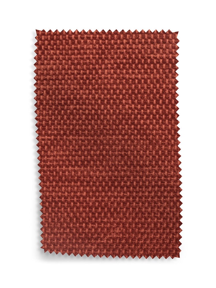 Nina Campbell Terracotta Orange Whistler Upholstery Swatch - Image 1 of 1