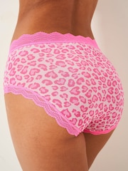 Stripe & Stare High Rise Knickers 4 Pack - Image 3 of 6