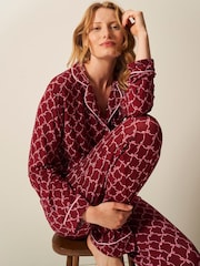 Stripe & Stare Long Sleeve Pyjamas Set - Image 1 of 4