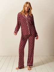 Stripe & Stare Long Sleeve Pyjamas Set - Image 2 of 4